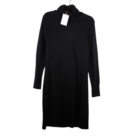 New Quince Small Mongolian Cashmere Turtleneck Sweater Dress Womens Small 1331 - Picture 1 of 7